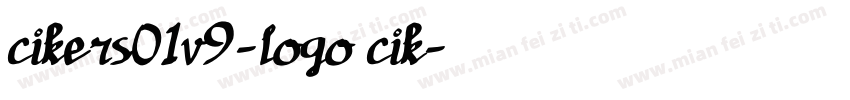 cikers01v9-logo cik字体转换